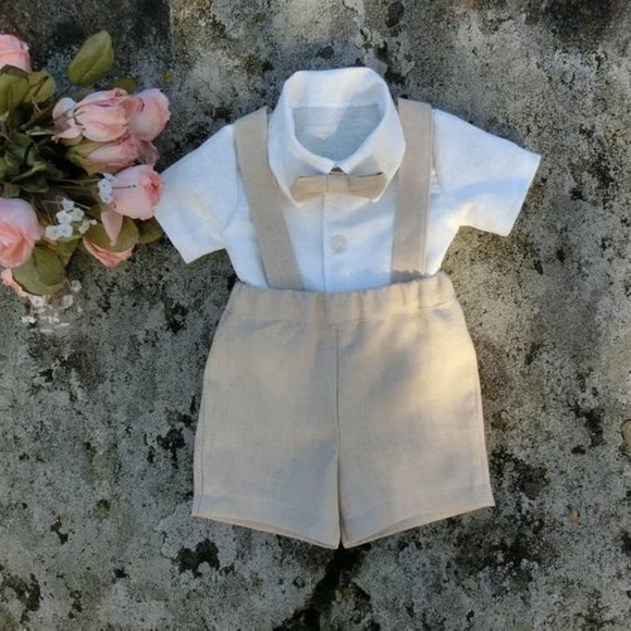baby boy beach wedding outfit
